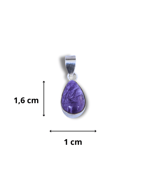 Colgante Charoita Plata Ley