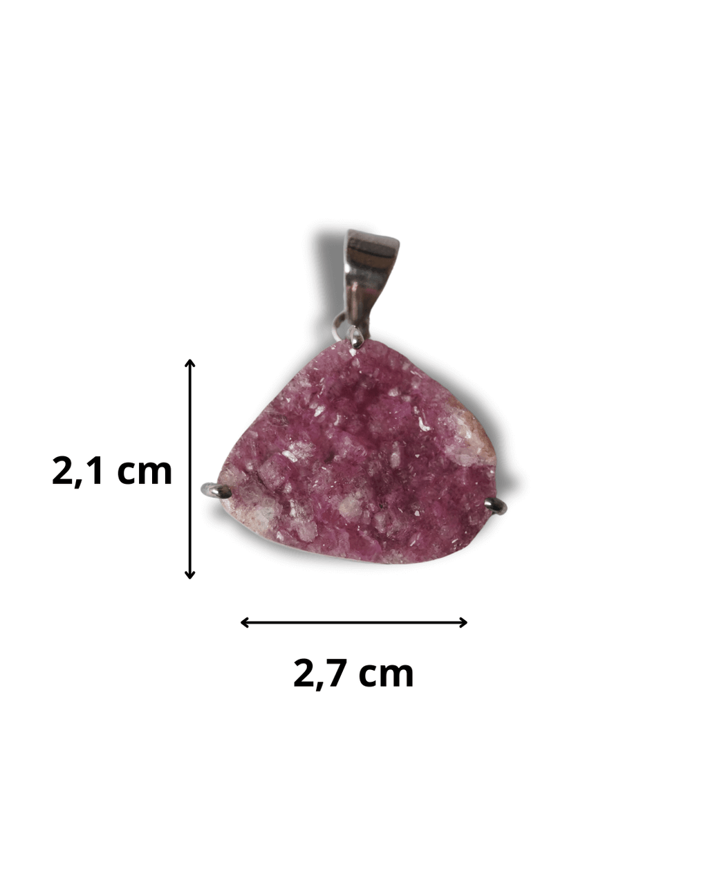 Colgante Cobalto Calcita Plata Ley