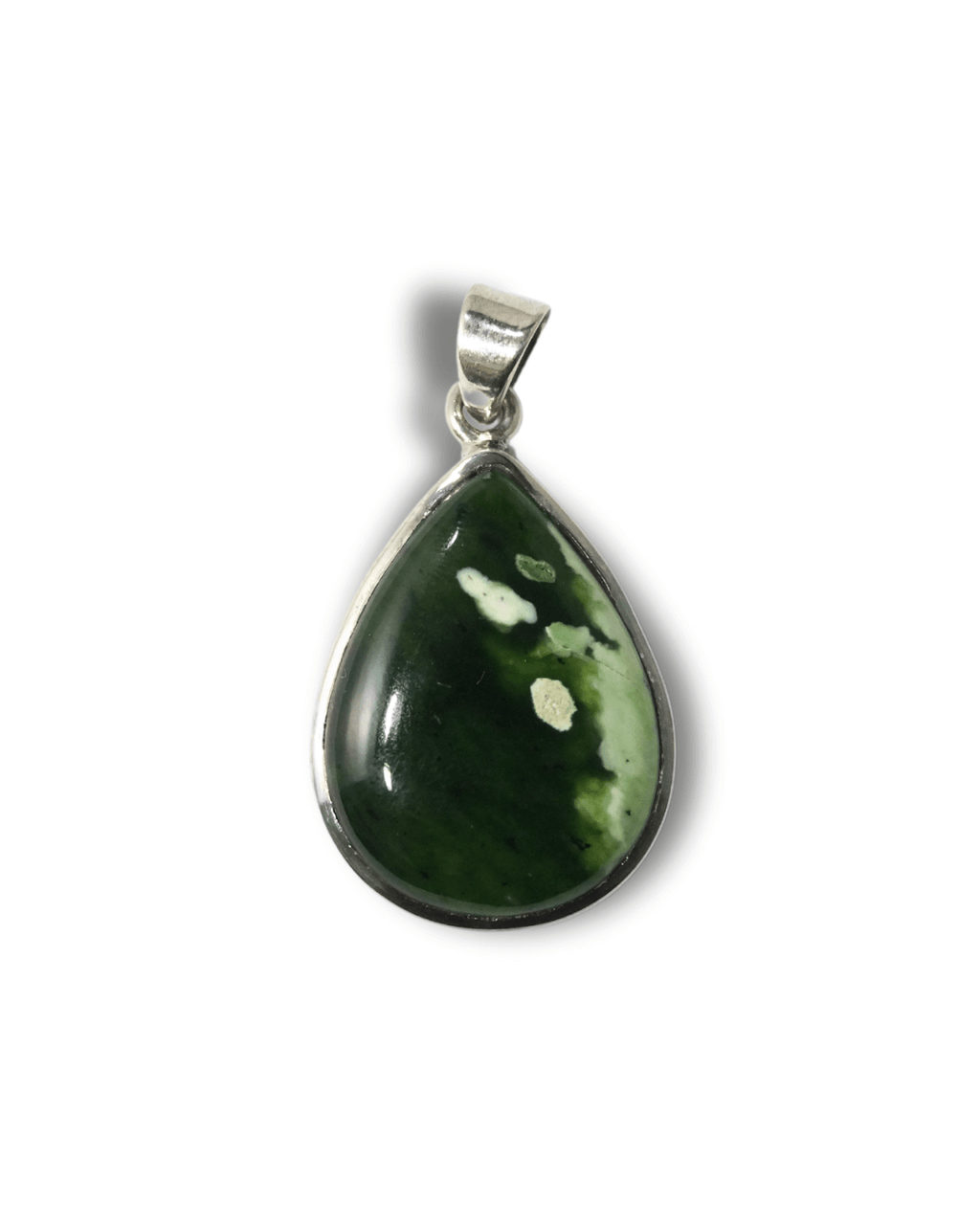 Colgante Cromo Calcedonia Plata Ley