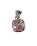 Colgante Cuarzo Harlequin Plata Ley LS02