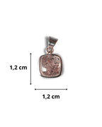 Colgante Cuarzo Harlequin Plata Ley LS02