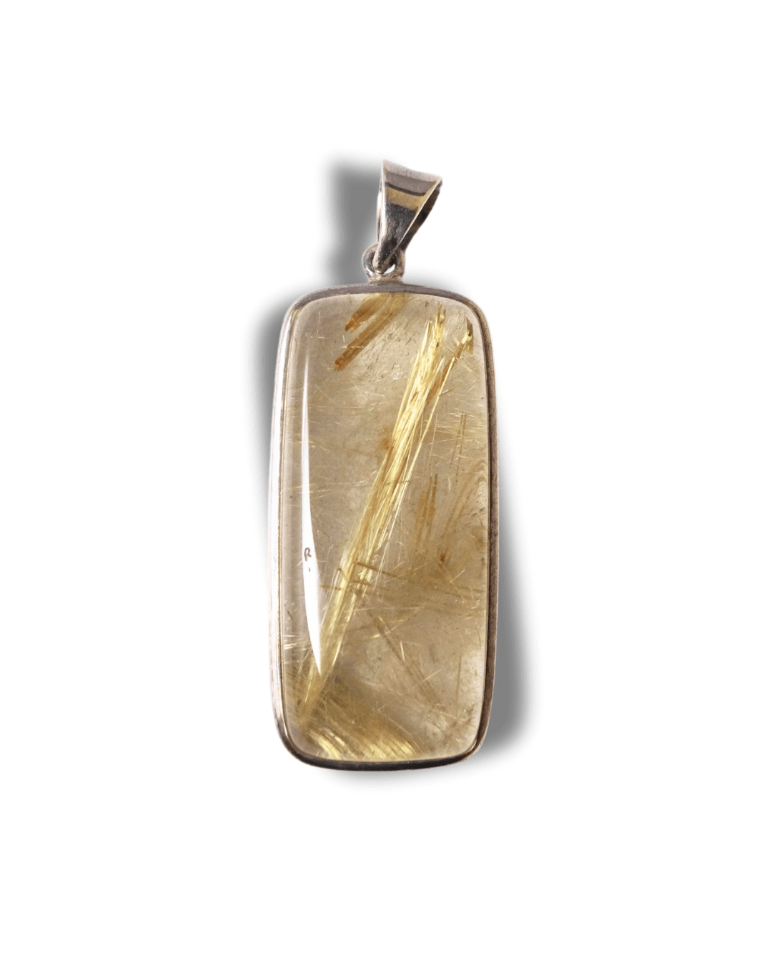 Colgante Cuarzo Rutilado Plata Ley