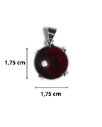 Colgante Granate Plata Ley LS02