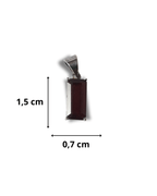 Colgante Granate Plata Ley LS03