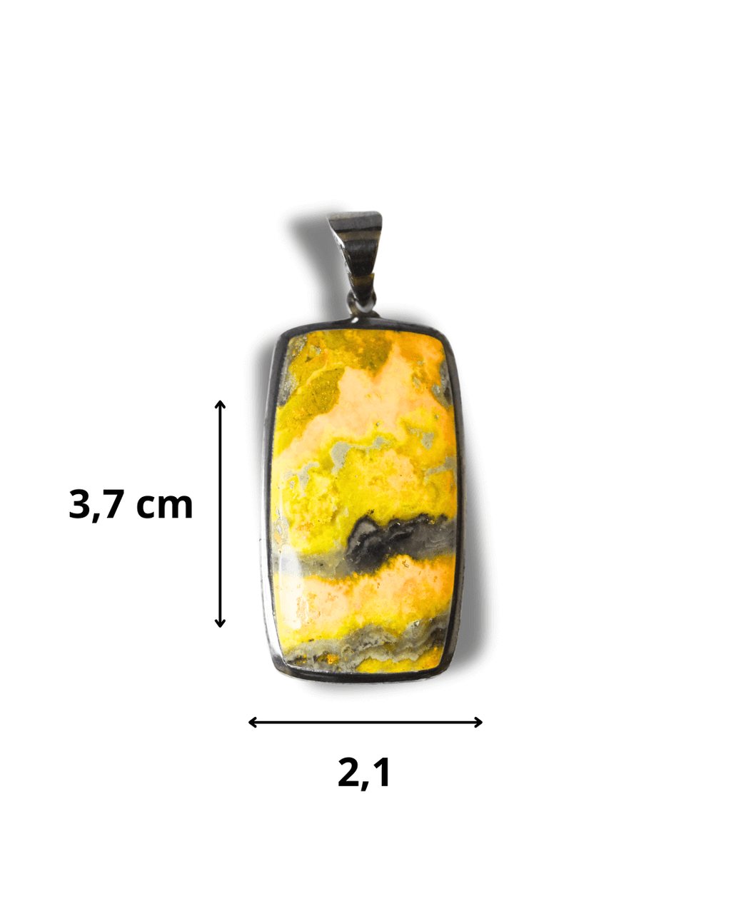 Colgante Jaspe Abejorro Plata Ley