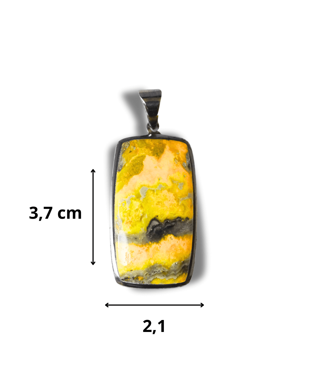 Colgante Jaspe Abejorro Plata Ley