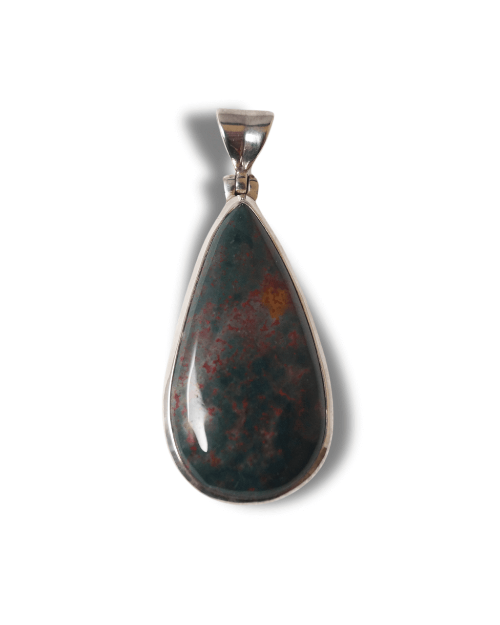 Colgante Jaspe Sanguineo Plata Ley LS03