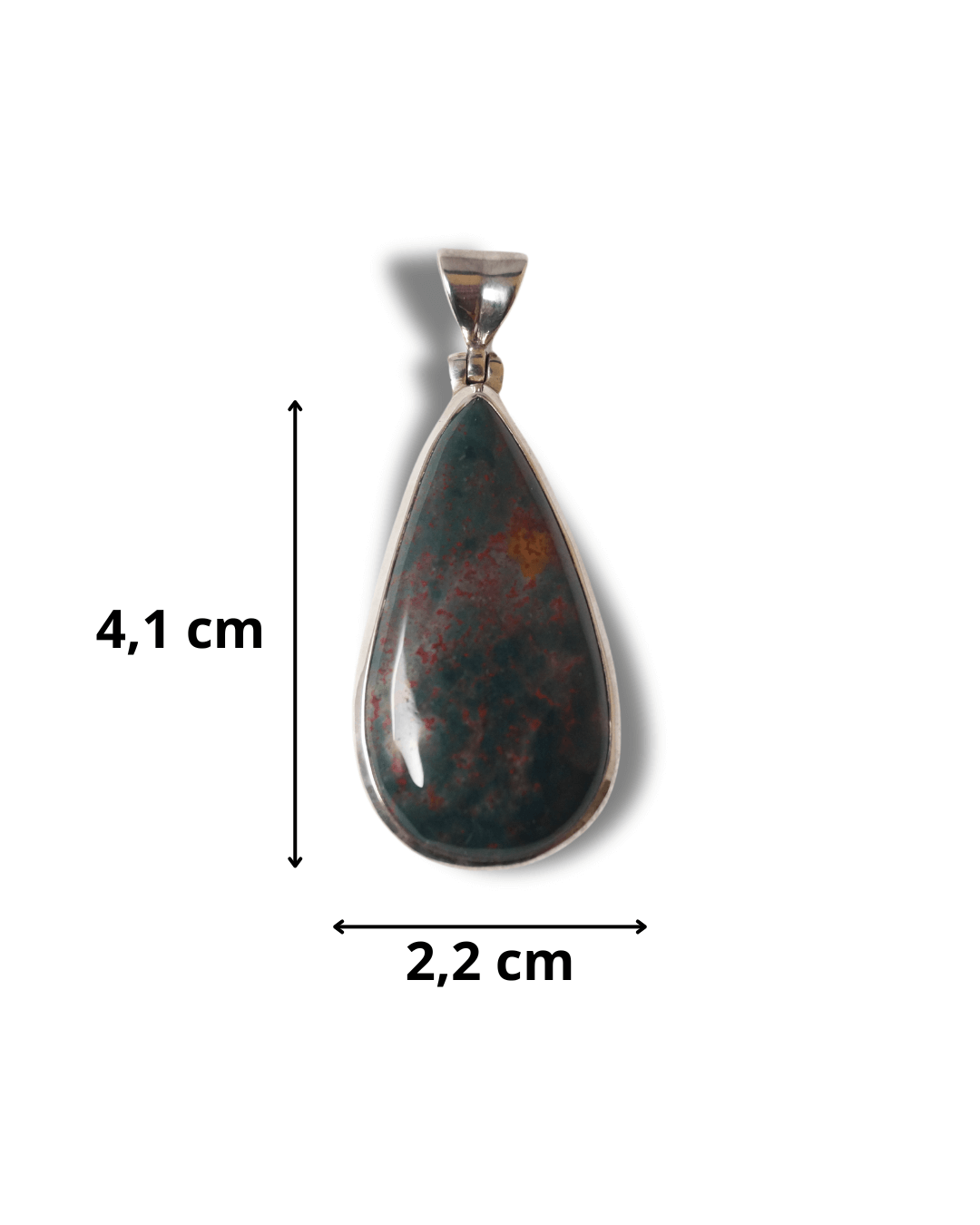 Colgante Jaspe Sanguineo Plata Ley LS03
