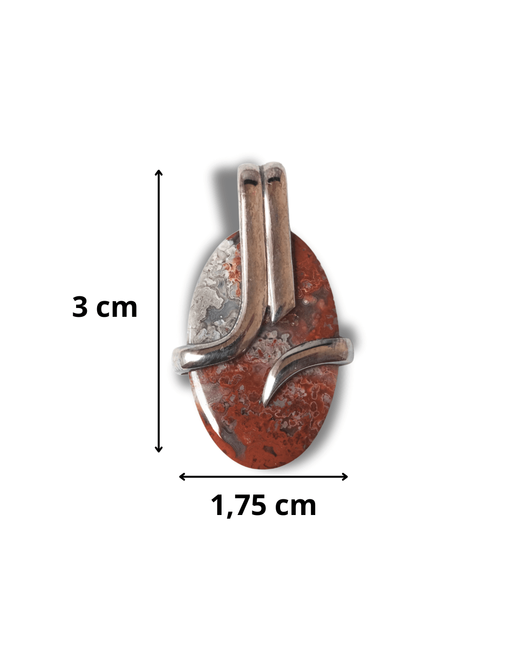 Colgante Lacy Crazy Plata Ley