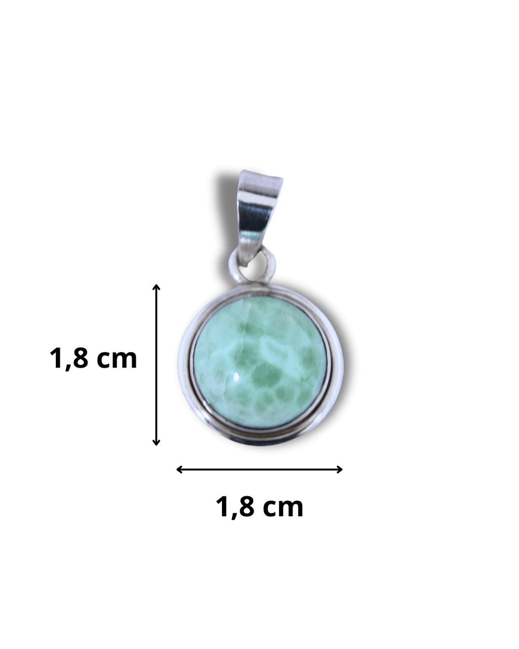 Colgante Larimar Plata Ley