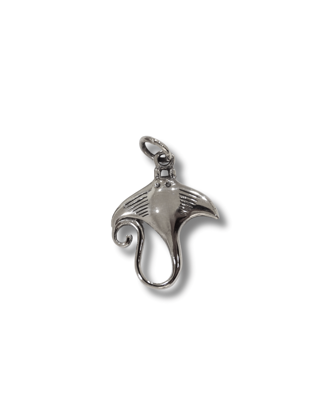 Colgante Mantarraya Plata ley