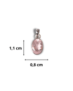 Colgante Morganita Plata Ley