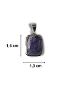 Colgante Piedra Tiffany Plata Ley