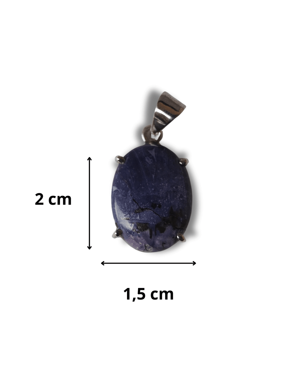 Colgante Piedra Tiffany Plata Ley LS02