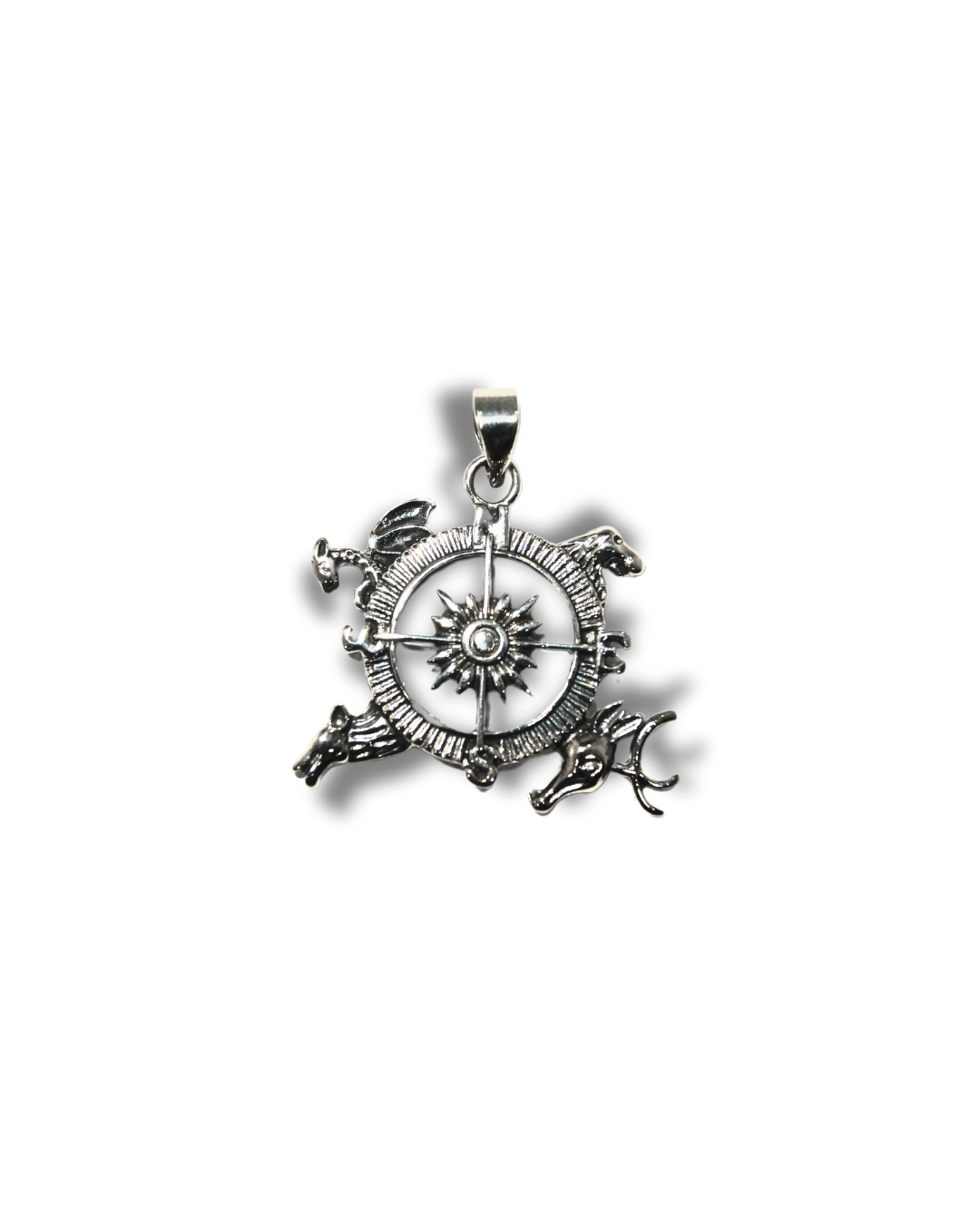 Colgante Rueda Celta Plata Ley