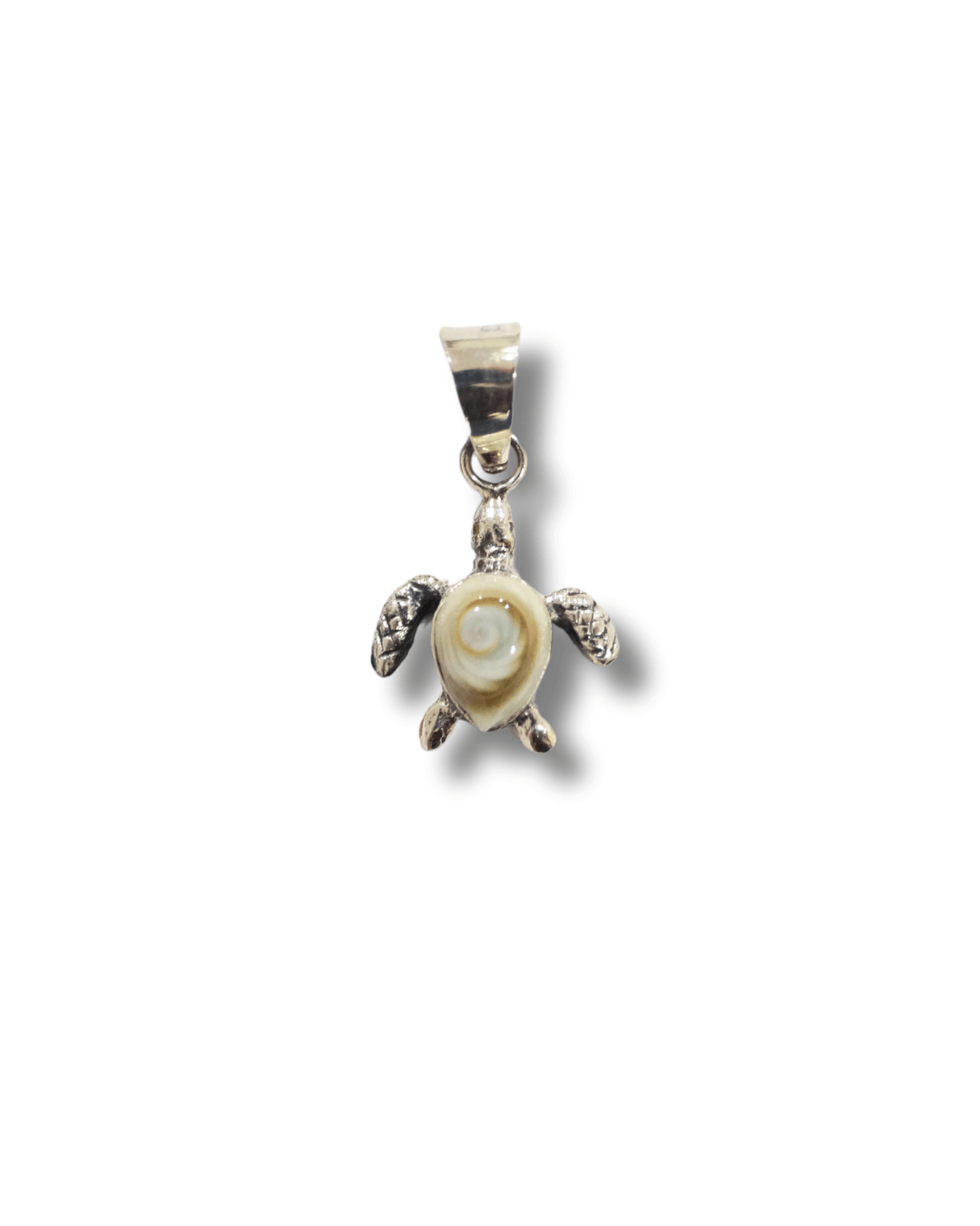 Colgante Tortuga Ojo Shiba Plata Ley