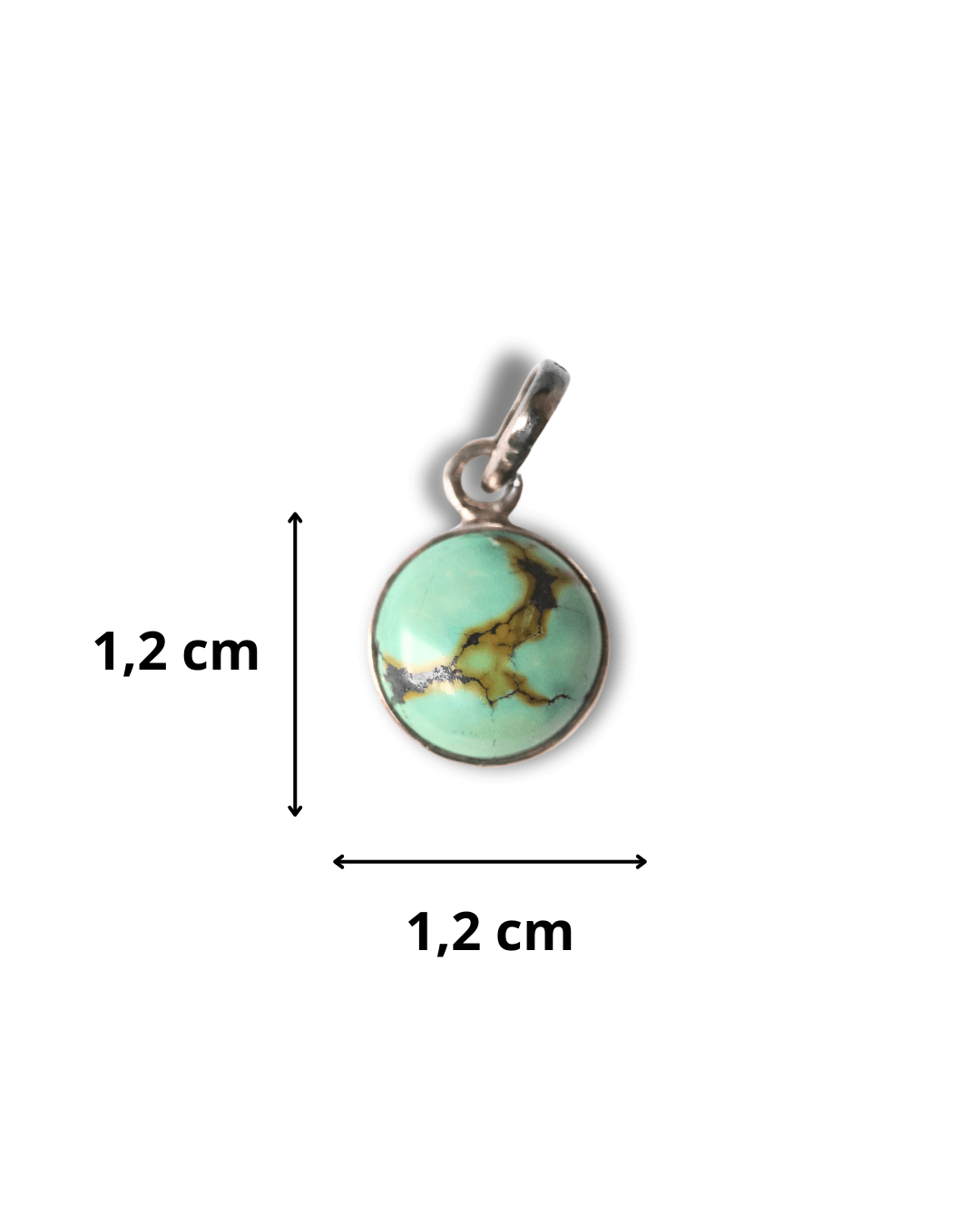 Colgante Turquesa Plata Ley