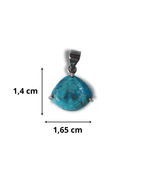 Colgante Turquesa Plata Ley LS03