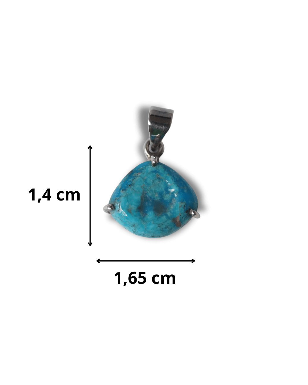 Colgante Turquesa Plata Ley LS03