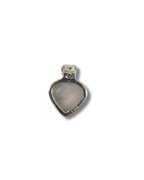 Colgante Piedra Luna Rainbow Plata Ley