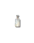 Colgante Piedra Luna Rainbow Plata Ley LS01