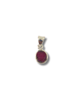 Colgante Rubi Fucsita Plata Ley LS01