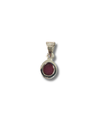Colgante Rubi Fucsita Plata Ley LS01