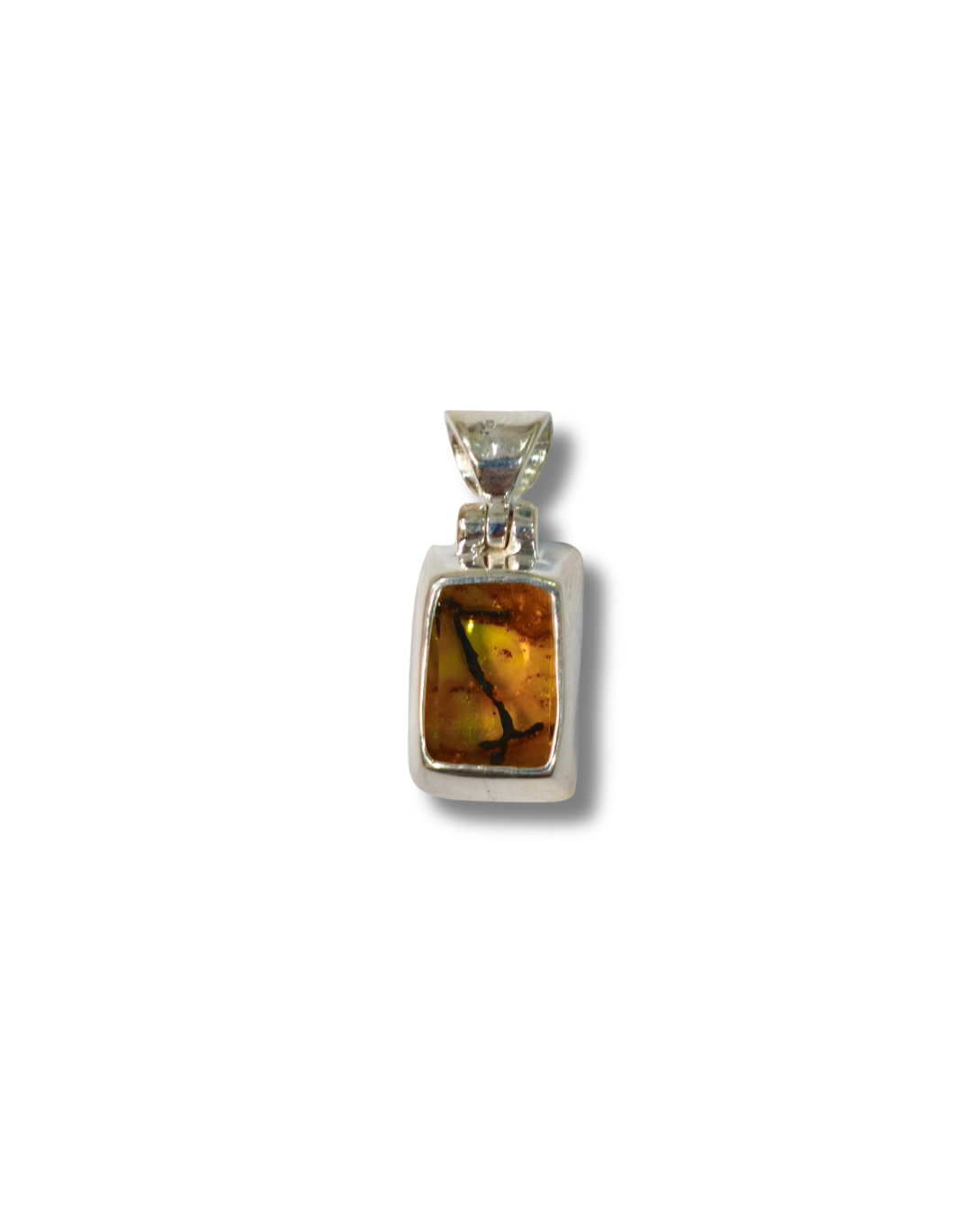 Colgante Ágata Dentritica Plata Ley LS03