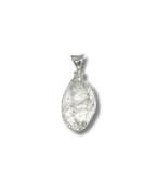 Colgante Cuarzo Herkimer Plata Ley