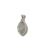 Colgante Cuarzo Herkimer Plata Ley