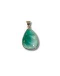 Colgante Larimar Verde Plata Ley LS01