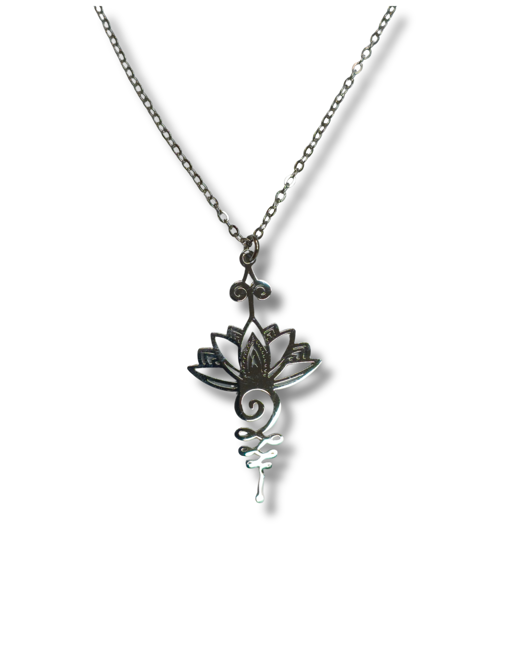 Colgante con Cadena Simbologia Acero LS06