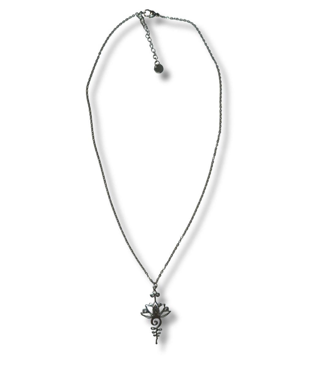 Colgante con Cadena Simbologia Acero LS06