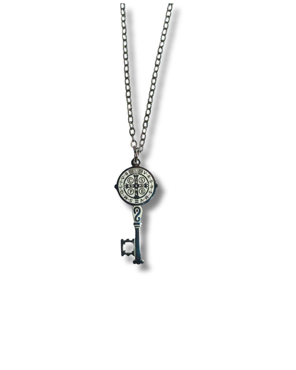Colgante con Cadena Simbologia Acero LS08