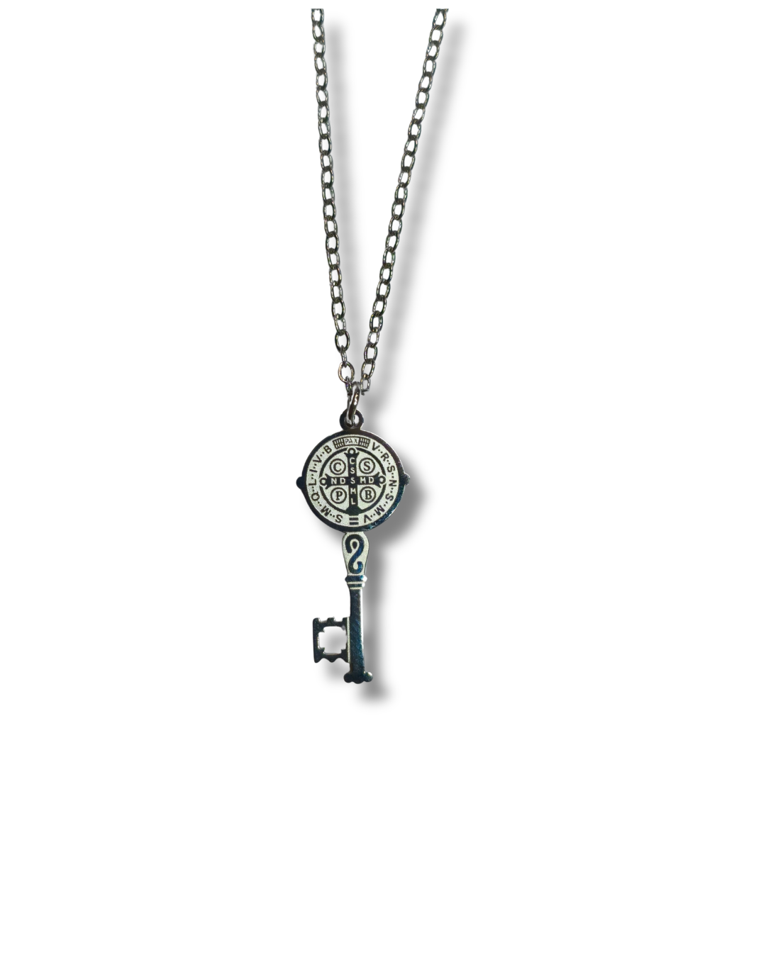 Colgante con Cadena Simbologia Acero LS08