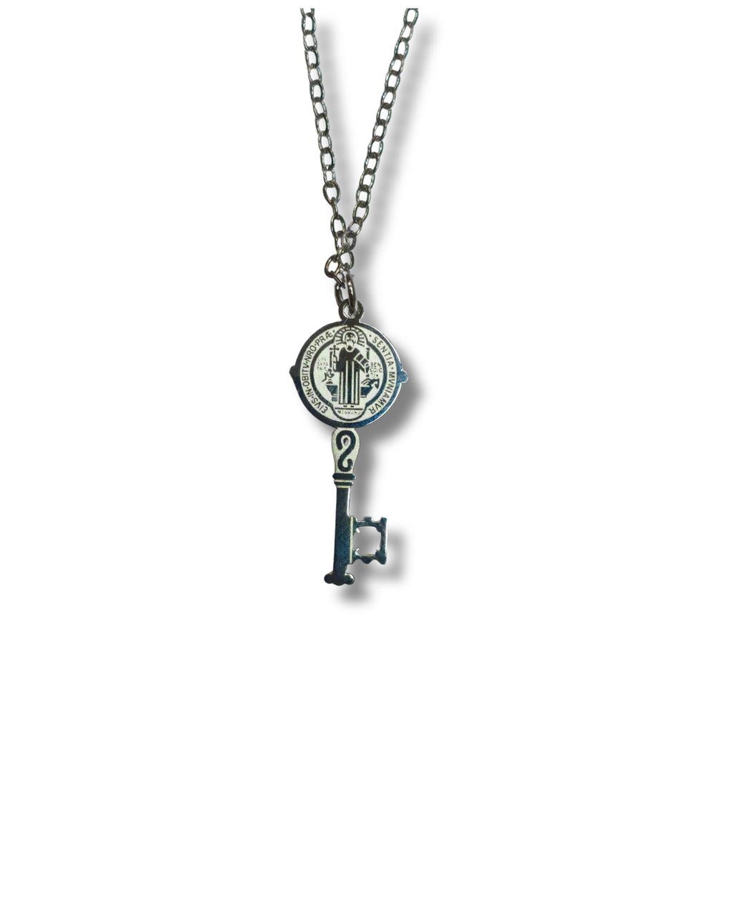 Colgante con Cadena Simbologia Acero LS08