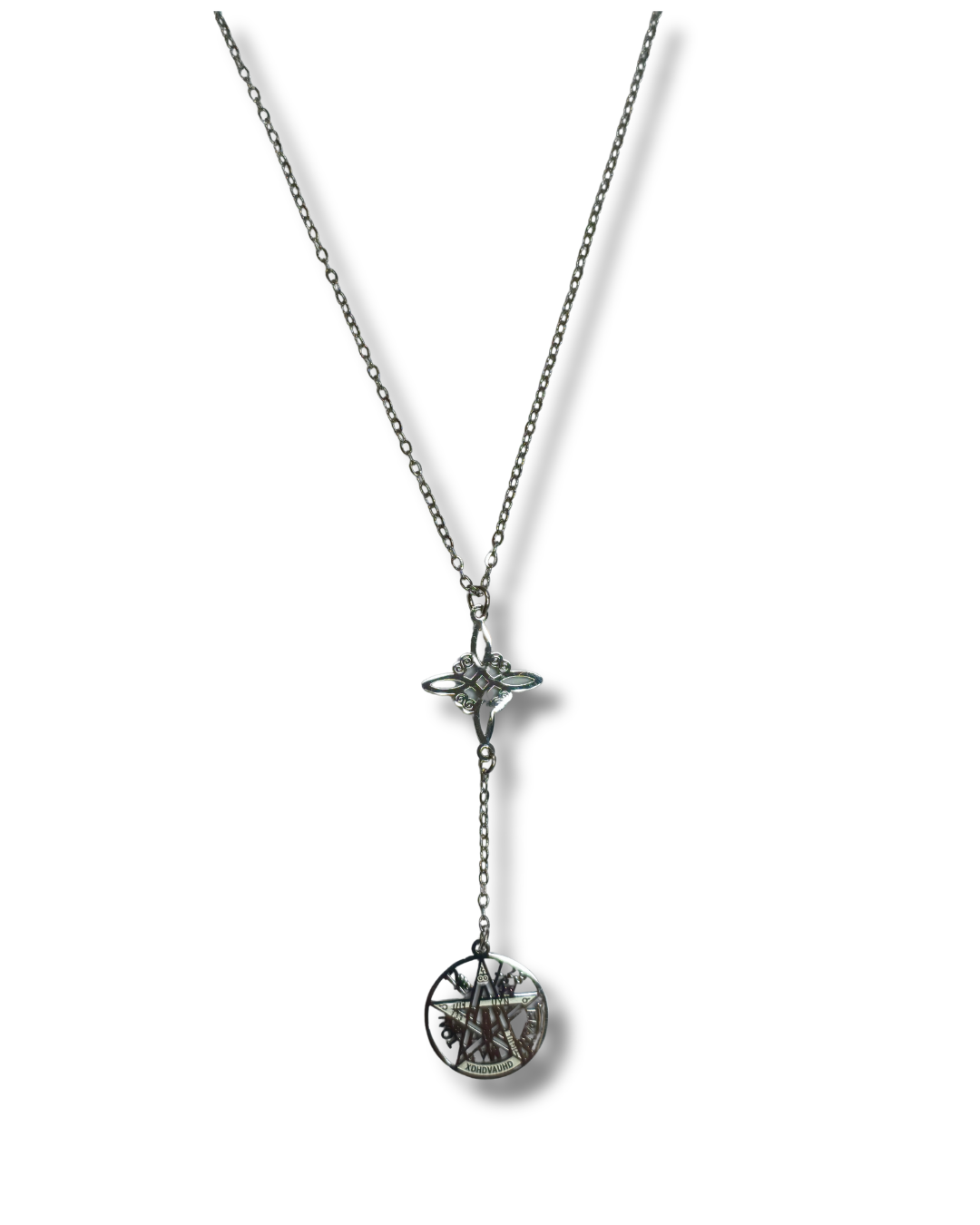 Colgante con Cadena Simbologia Acero LS11