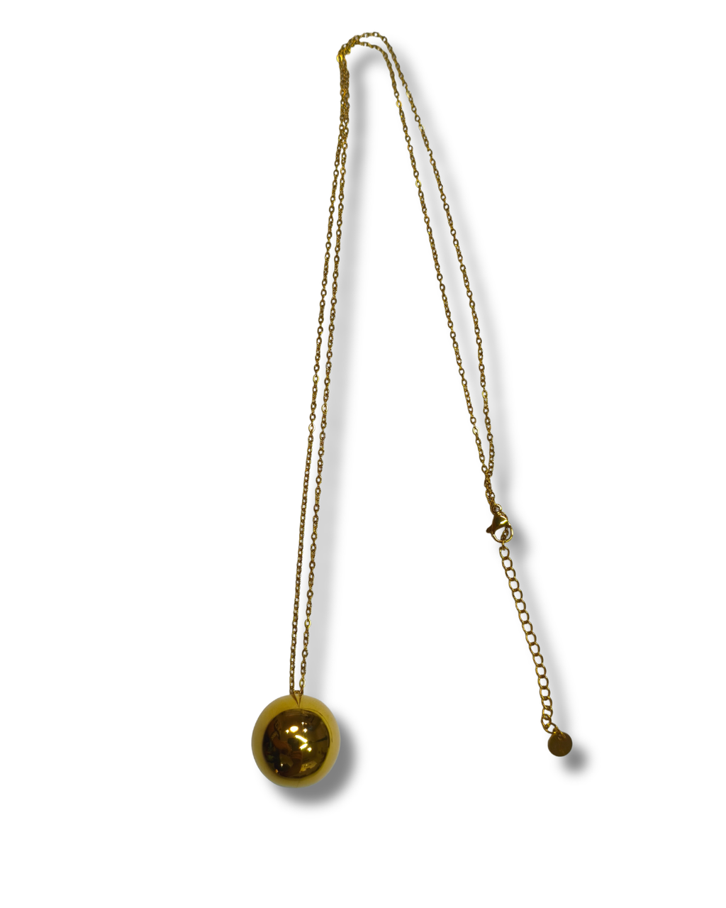 Colgante con Cadena Simbologia Acero Dorado LS04
