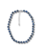 Collar Sodalita Acero
