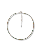 Gargantilla Agata Musgosa Plata Ley