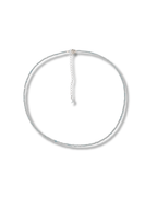 Gargantilla Aguamarina Plata Ley