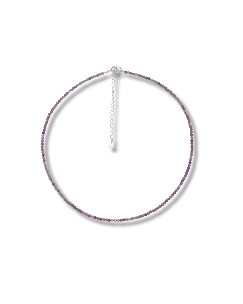 Gargantilla Amatista Plata Ley
