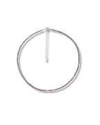 Gargantilla Amatista Plata Ley