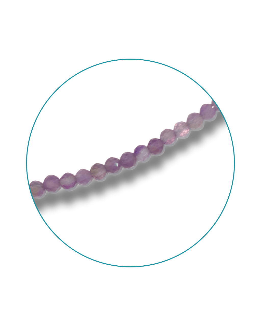 Gargantilla Amatista Plata Ley