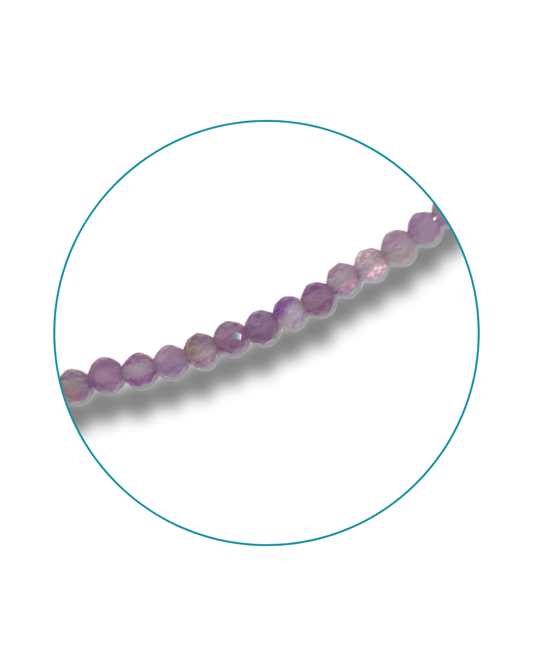 Gargantilla Amatista Plata Ley