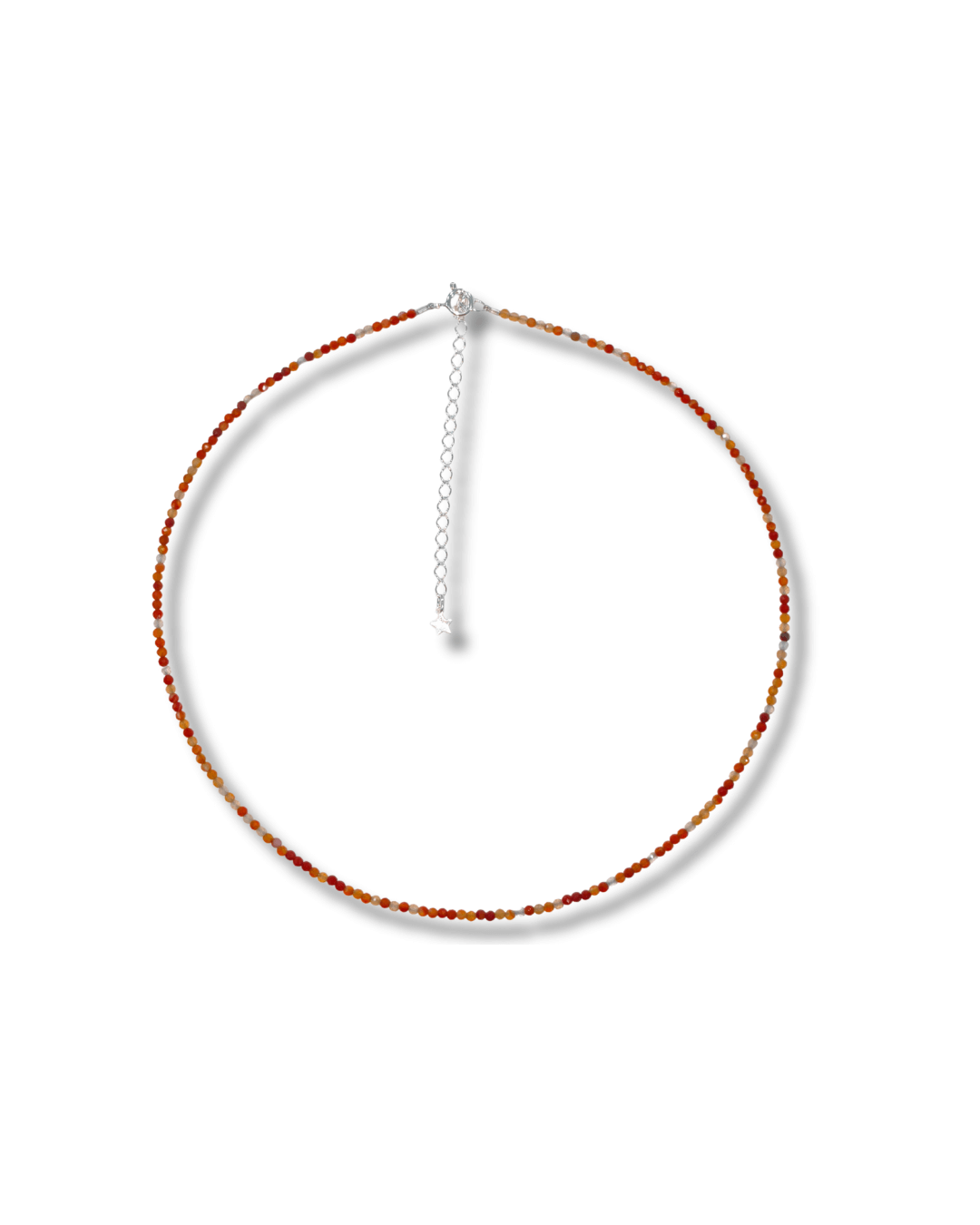 Gargantilla Cornalina Plata Ley