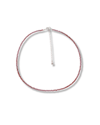 Gargantilla Granate Plata Ley