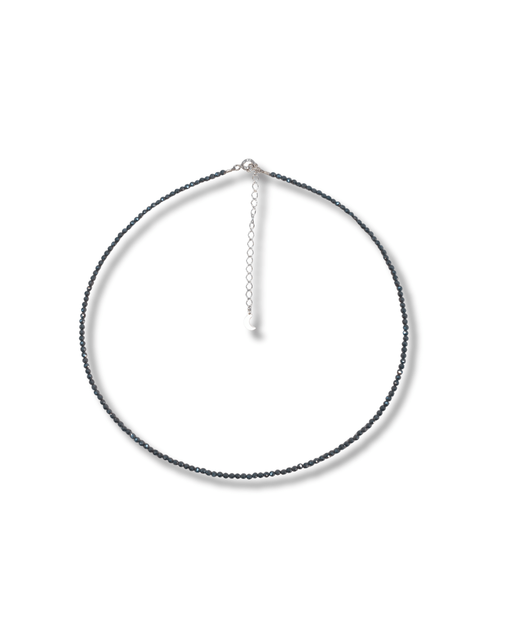 Gargantilla Hematite Plata Ley