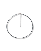 Gargantilla Hematite Plata Ley