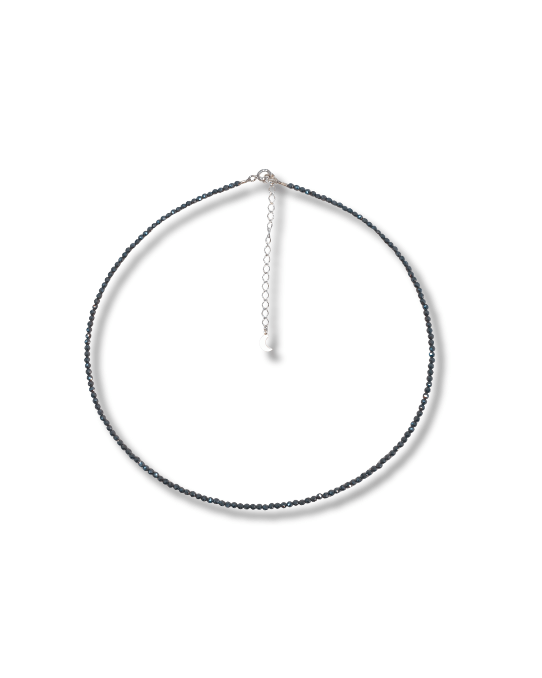 Gargantilla Hematite Plata Ley